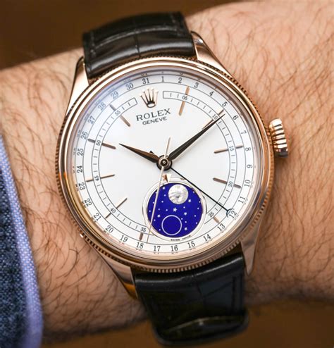 rolex with moon phase|Rolex cellini moonphase for sale.